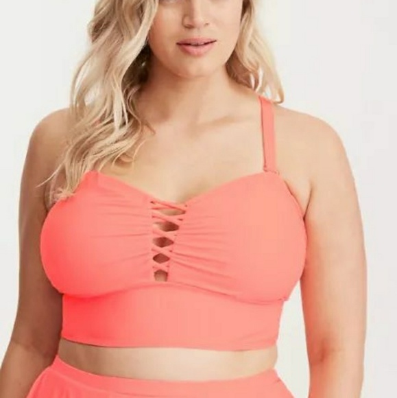 peach tankini